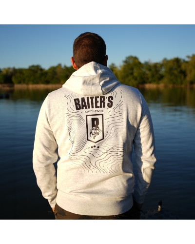 Sweat à capuche Gris Clair Baiter's
