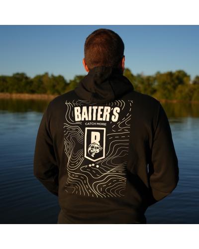 Sweat à capuche Noir Baiter's